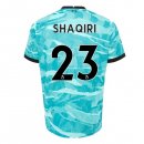 Maillot Liverpool NO.23 Shaqiri Exterieur 2020 2021 Bleu Pas Cher