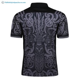 Maillot Rugby All Blacks Maori 2017 2018 Noir Pas Cher