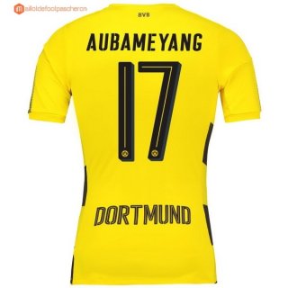 Maillot Borussia Dortmund Domicile Aubameyang 2017 2018 Pas Cher