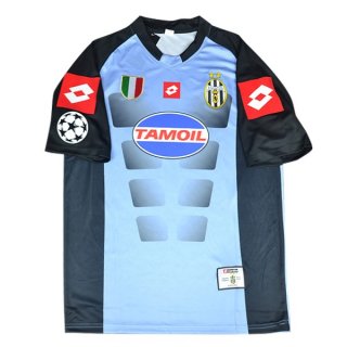 Maillot Juventus Gardien Retro 2002/03 Bleu Pas Cher