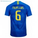 Maillot Brésil Exterieur Filipeluis 2018 Bleu Pas Cher