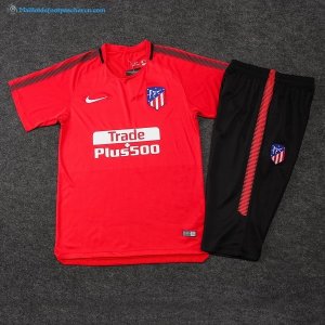 Entrainement Atlético de Madrid Conjunto Completo 2017 2018 Rouge Pas Cher