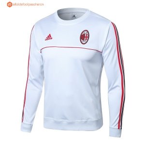 Survetement AC Milan 2017 2018 Blanc Rouge Pas Cher