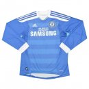 Maillot Chelsea Domicile ML Retro 2011 2012 Bleu Pas Cher