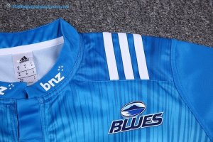 Maillot Rugby Blues Exterieur 2017 2018 Bleu Pas Cher