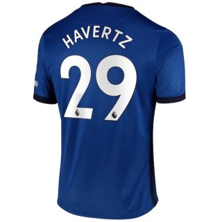 Maillot Chelsea NO.29 Havertz Domicile 2020 2021 Bleu Pas Cher Maillot Chelsea NO.29 Havertz Domicile 2020 2021 Bleu Pas Cher
