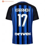 Maillot Inter Domicile Karamoh 2017 2018 Pas Cher