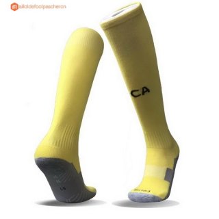 Chaussette Club América Domicile 2017 2018 Jaune Pas Cher