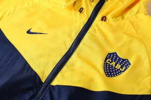 Coupe Vent Boca Juniors 2018 2019 Bleu Jaune Pas Cher