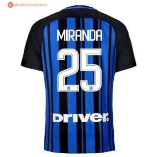 Maillot Inter Domicile Miranda 2017 2018 Pas Cher