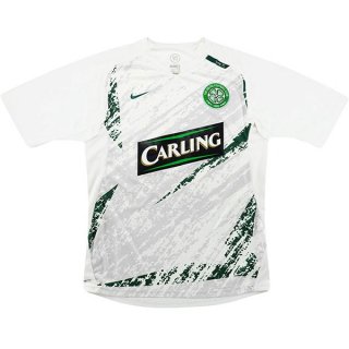 Maillot Celtic Exterieur Retro 2007 2008 Blanc Pas Cher