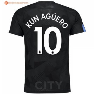 Maillot Manchester City Third Kun Aguero 2017 2018 Pas Cher