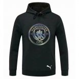 Sweat Shirt Capuche Manchester City 2020 2021 Noir Pas Cher