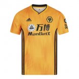 Maillot Wolves Domicile 2019 2020 Jaune Pas Cher