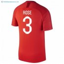 Maillot Angleterre Exterieur Rose 2018 Rouge Pas Cher