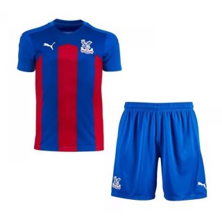 Maillot Crystal Palace Domicile Enfant 2020 2021 Rouge Bleu Pas Cher