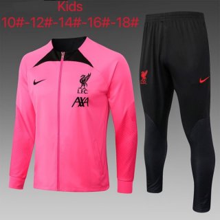 Enfant Survetement Liverpool 2023 Rose Enfant Survetement Liverpool 2023 Rose