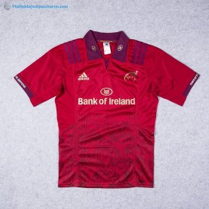 Maillot Rugby Munster Domicile 2017 2018 Rouge Pas Cher