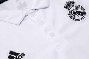 Polo Real Madrid Ensemble Complet 2018 2019 Blanc Pas Cher