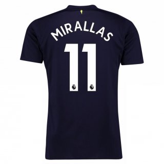 Maillot Everton Third Mirallas 2017 2018 Pas Cher