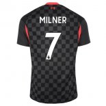 Maillot Liverpool NO.7 Milner Third 2020 2021 Noir Pas Cher