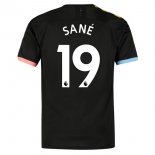 Maillot Manchester City NO.19 Sane Exterieur 2019 2020 Noir Pas Cher