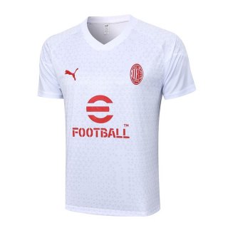 Maillot Entrainement AC Milan 2024 Blanc