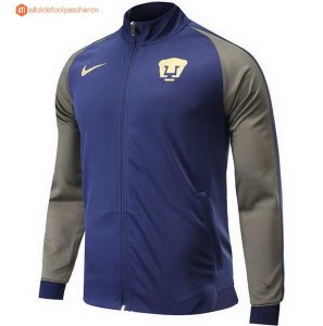 Survetement UNAM Pumas 2017 2018 Bleu Pas Cher