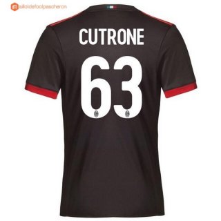 Maillot Milan Third Cutrone 2017 2018 Pas Cher