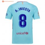 Maillot Barcelona Exterieur A.Iniesta 2017 2018 Pas Cher