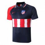 Polo Atlético de Madrid 2020 2021 Noir Rouge Pas Cher