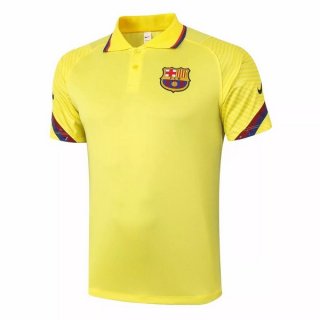 Polo Barcelona 2020 2021 Jaune Pas Cher