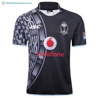 Maillot Rugby Fidji Exterieur 2017 2018 Noir Pas Cher Maillot Rugby Fidji Exterieur 2017 2018 Noir Pas Cher