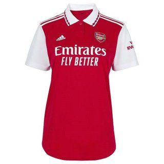Maillot Arsenal Domicile Femme 2022 2023 Rouge Maillot Arsenal Domicile Femme 2022 2023 Rouge