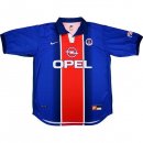 Maillot Paris Saint Germain Domicile Retro 1998 1999 Bleu Pas Cher