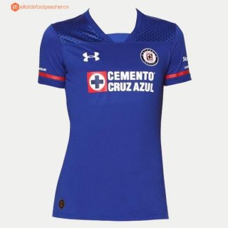 Maillot Cruz Bleu Femme Domicile 2017 2018 Pas Cher