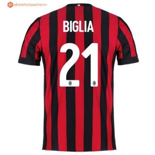 Maillot Milan Domicile Biglia 2017 2018 Pas Cher Maillot Milan Domicile Biglia 2017 2018 Pas Cher