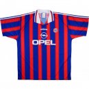 Maillot Bayern Munich Domicile Retro 1995 1997 Bleu Rouge Pas Cher