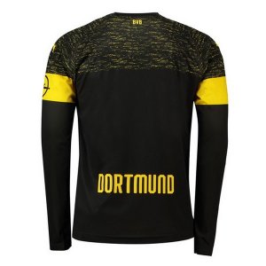 Maillot Borussia Dortmund Exterieur ML 2018 2019 Noir Pas Cher