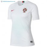 Maillot Portugal Exterieur Femme 2018 Blanc Pas Cher