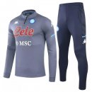 Survetement Naples 2021 2022 Gris Pas Cher