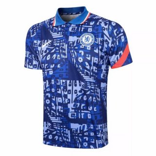 Polo Chelsea 2021 2022 Bleu Polo Chelsea 2021 2022 Bleu