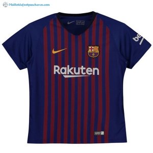 Maillot Barcelona Domicile Enfant 2018 2019 Bleu Rouge Pas Cher