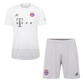 Maillot Bayern Munich Exterieur Enfant 2019 2020 Blanc Pas Cher