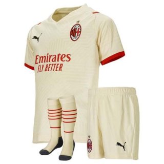 Maillot AC Milan Exterieur Enfant 2021 2022 Pas Cher