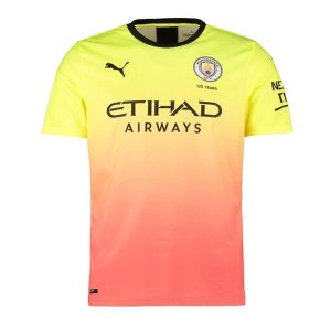 Maillot Manchester City Third 2019 2020 Orange Pas Cher