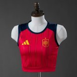 Maillot Espagne Domicile Femme Sin Mangas 2026 Maillot Espagne Domicile Femme Sin Mangas 2026