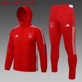 Coupe Vent Ajax Ensemble Complet 2022 Rouge Coupe Vent Ajax Ensemble Complet 2022 Rouge