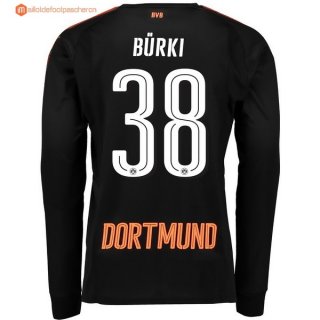 Maillot Borussia Dortmund Domicile ML Gardien Burki2017 2018 Pas Cher