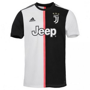 Thailande Maillot Juventus Domicile 2019 2020 Blanc Noir Pas Cher